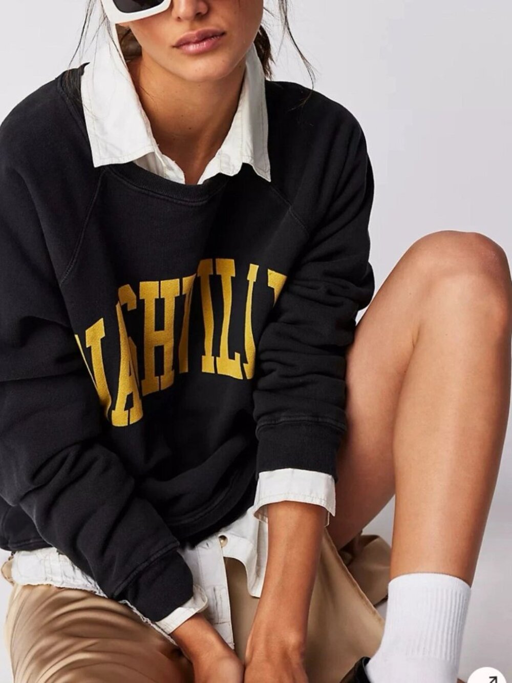 Free People Original Retro Brand “NASHVILLE” Sweatshirt NWT! - Picture 2 of 5